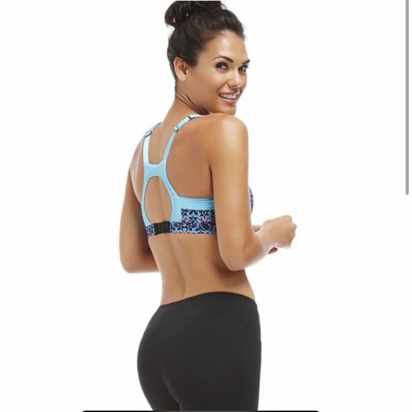 Fabletics sintra geometric keyhole sports bra. Size S - Picture 3 of 10